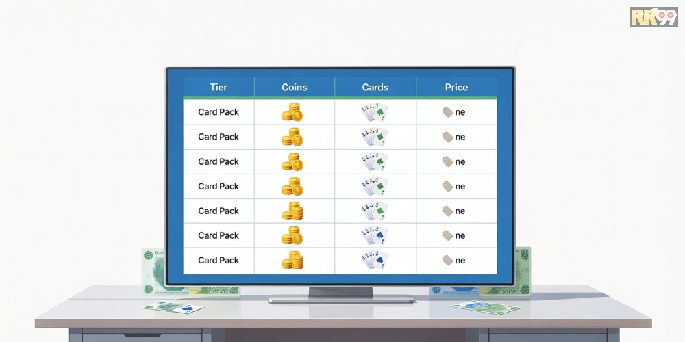 Bảng giá chi tiết các gói chơi game bài nổ hũ rr99 cập nhật 2025