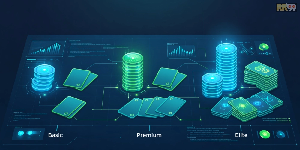 Bảng giá chi tiết các gói chơi game bài online rr99 cập nhật 2025