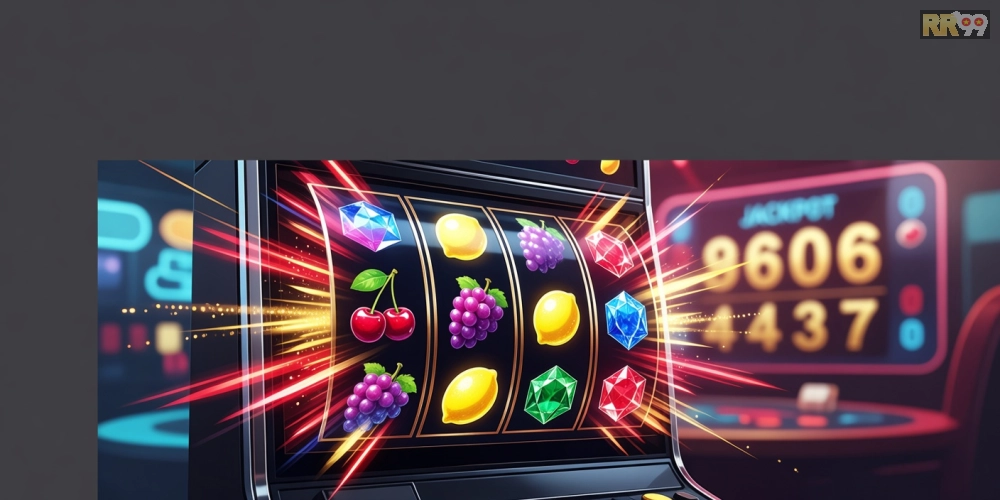 Hình minh họa cơ bản về trò chơi nổ hũ trên nền tảng RR99 với jackpot hấp dẫn