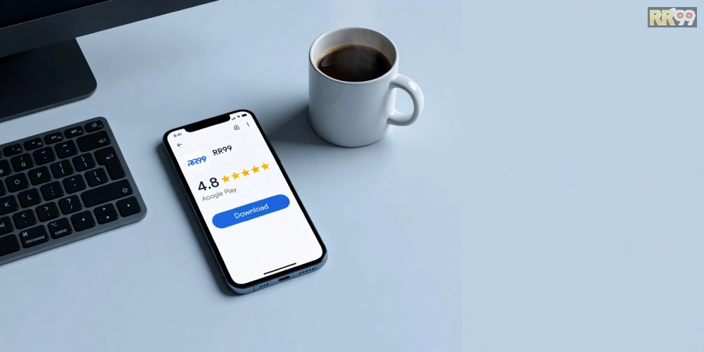 Giao diện tải RR99 trên Google Play với đánh giá cao