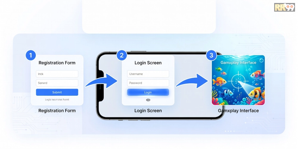 Hướng dẫn từng bước đăng ký và chơi game bắn cá online rr99 dễ dàng
