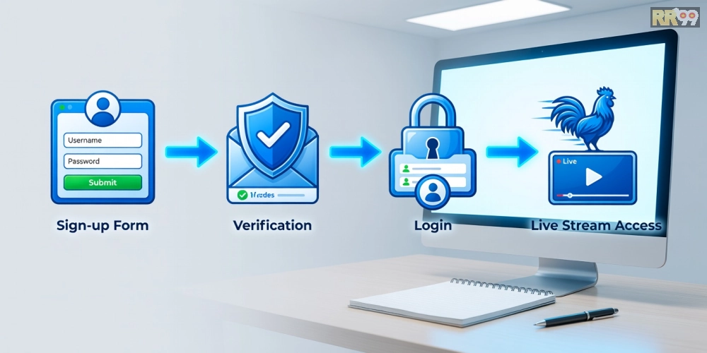 Hướng dẫn từng bước đăng ký và sử dụng nền tảng xem đá gà trực tuyến an toàn