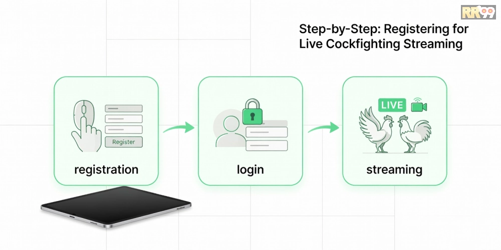 Hướng dẫn từng bước đăng ký và sử dụng xem đá gà trực tiếp rr99