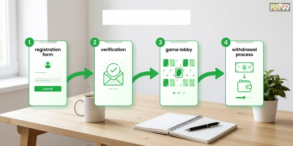 Các bước đăng ký và chơi game bài đổi thưởng rr99 từ A đến Z