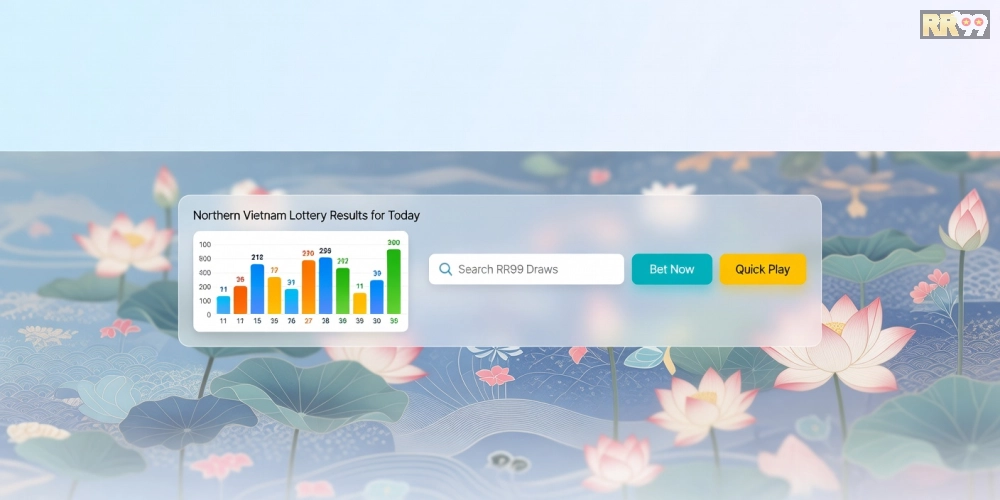 Minh họa giao diện chính của nền tảng xổ số miền Bắc rr99 với kết quả trực tiếp