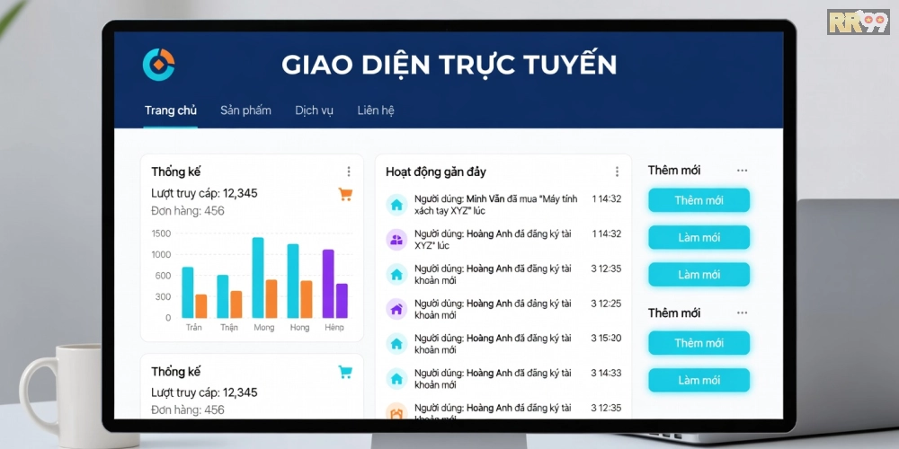 Minh họa giao diện xem đá gà trực tiếp tại casino rr99 với chất lượng HD sắc nét